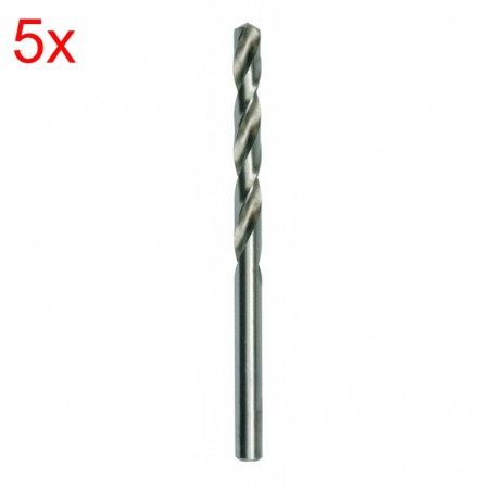 21963 STHOR Set 5 burghie pentru metal 12 mm, HSS DIN 338
