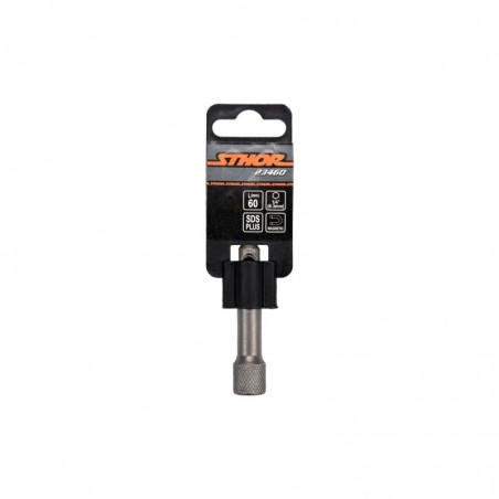 23460 STHOR Adaptor cu magnet SDS-Plus, hexagon interior 1/4", 60 mm