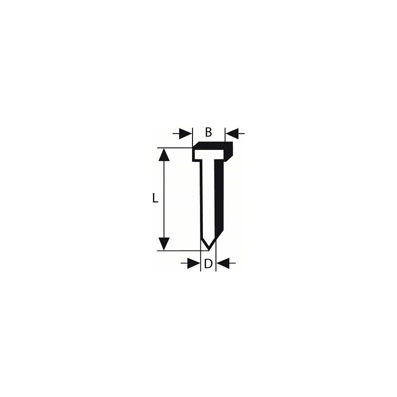 2608200529 BOSCH Set 2000 cuie 38x2.8x1.6mm pt. capsatorul GSK 18V-Li