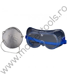 561101 Set masca praf si ochelari de protectie TOPSTRONG