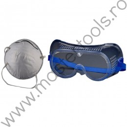 561101 Set masca praf si ochelari de protectie TOPSTRONG