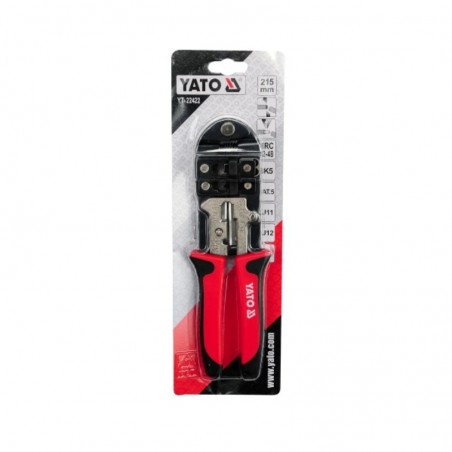YT-22422 YATO Cleste sertizat pentru conectori RJ45, RJ11, RJ12