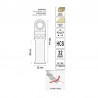 YT-34700 YATO Lama taietoare pentru unealta multifunctionala YT-82223