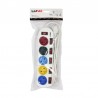 72460 LUND Prelungitor cu 5 prize, comutator individual, lungime 2 m