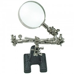 73500 VOREL Lupa cu suport reglabil, diametru 62 mm