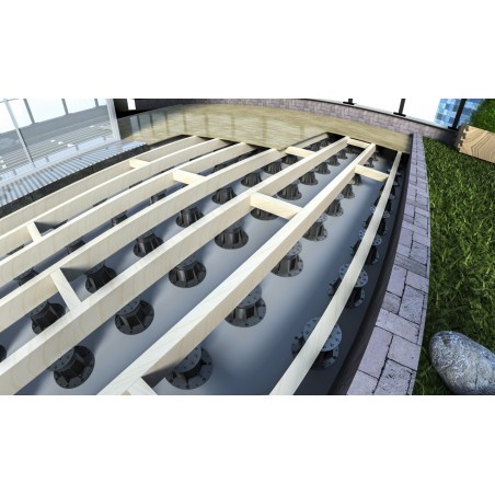 Plot / Piedestal / Suport reglabil pentru gresie / pardoseli inaltate, inaltime variabila 133-225 mm