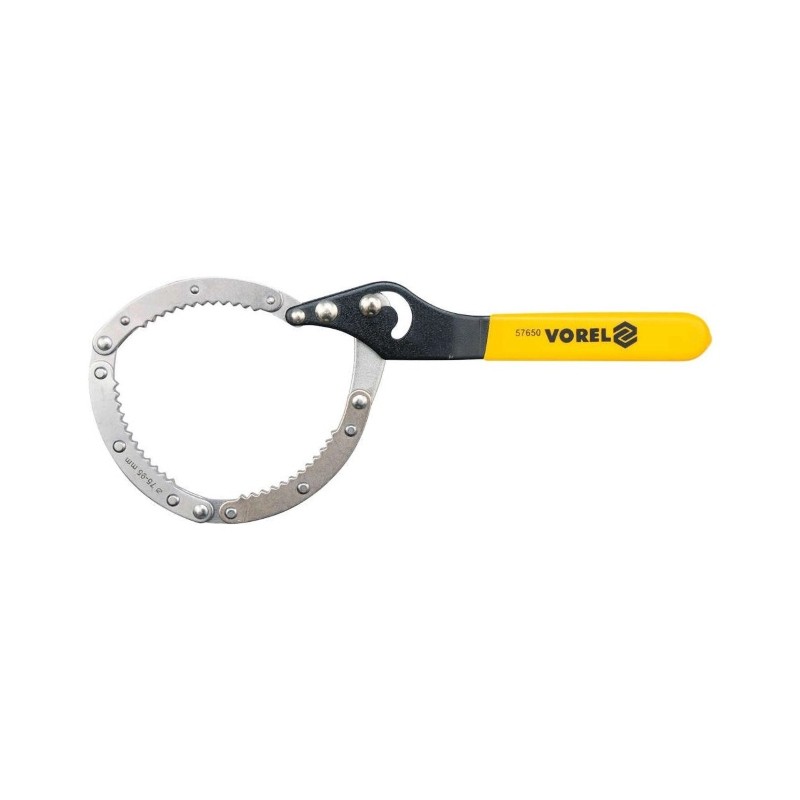 57650 VOREL Cheie filtru ulei, dimensiune 75-95 mm