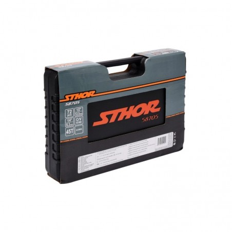 58705 STHOR Trusa tubulare 1/2", 1/4", 72 piese