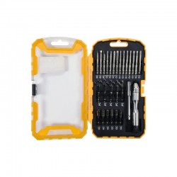64386 VOREL Trusa surubelnita cu biti, 27 piese