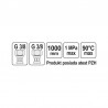 71819 FALA Racord flexibil F/F 3/8" 3/8", lungime 1000 mm