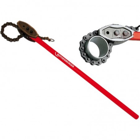 70245 ROTHENBERGER Cheie cu lant pentru tevi HEAVY DUTY, prindere 6"