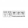 71846 FALA Racord flexibil F/M 1/2" M10x1 (50 mm), lungime 300 mm