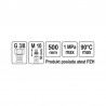 71858 FALA Racord flexibil F/M 3/8" M10x1 (50 mm), lungime 500 mm