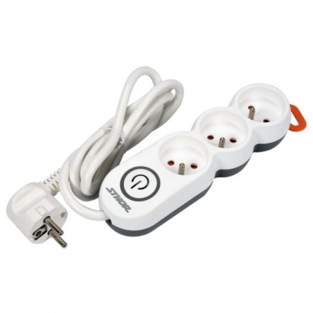 72350 STHOR Prelungitor electric 3 prize si intrerupator, lungime 1.5m