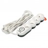 72354 STHOR Prelungitor electric 4 prize si intrerupator, lungime 3 m
