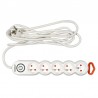 72357 STHOR Prelungitor electric 5 prize si intrerupator, lungime 3 m