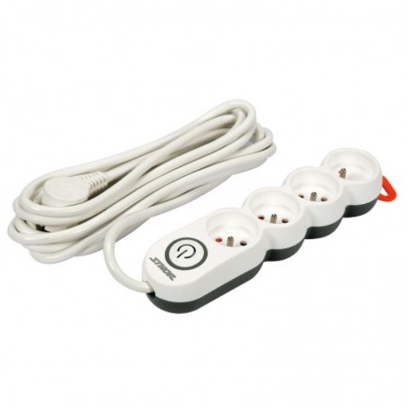 72358 STHOR Prelungitor electric 5 prize si intrerupator, lungime 5 m
