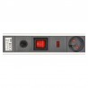 72373 STHOR Prelungitor electric cu 6 prize, intrerupator, lungime 3 m