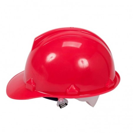 74174 VOREL Casca de protectie, rosie, centura reglabila 55-66 cm