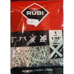 Distantiere ( Cruciulite ) pt. placi - gresie si faianta - Rost 1 mm - 250 buc
