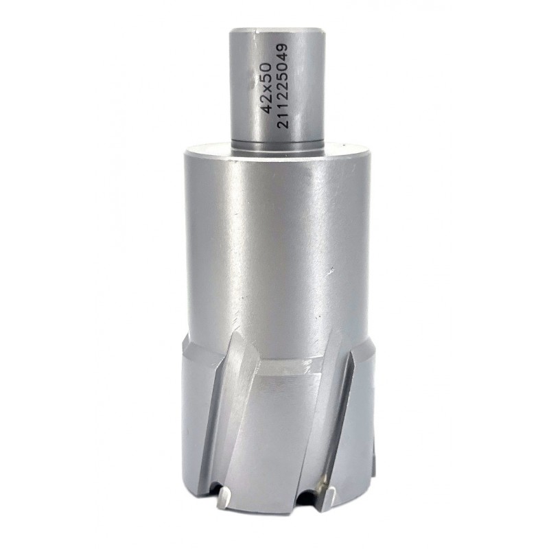 Carota pt. otel din carbura de tungsten, ⌀ 42mm, h:50mm, cu prindere Weldon