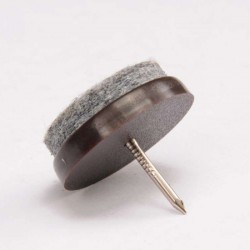 74922 VOREL Picioruse pasla pentru mobilier, diametru 24 mm, 12 bucati