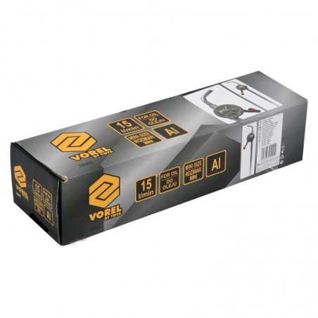 78003 VOREL Pompa manuala din aluminiu de transfer ulei, 15 l/min