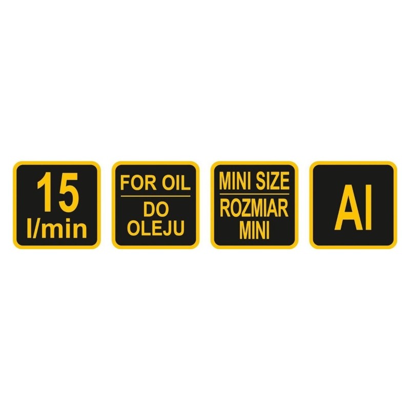 78003 VOREL Pompa manuala din aluminiu de transfer ulei, 15 l/min