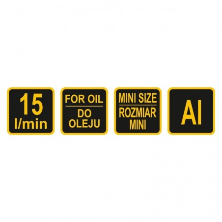 78003 VOREL Pompa manuala din aluminiu de transfer ulei, 15 l/min