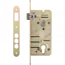 78511 VOREL Broasca usa fara butuc, 90x50 mm, trei incuietori