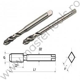 Tarozi universali HSS-E filet fin UNF tip C/35° RSP Volkel
