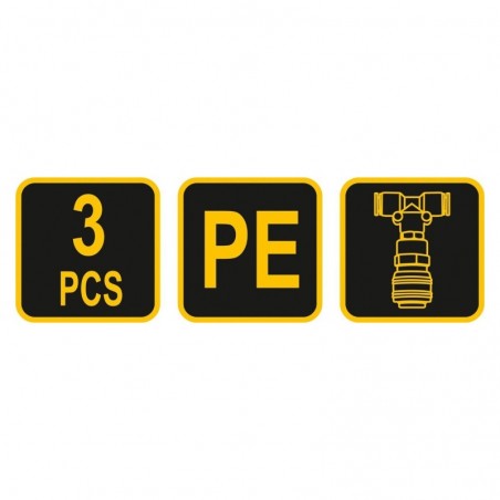 81634 VOREL Set pistol pentru suflat cu furtun