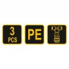81634 VOREL Set pistol pentru suflat cu furtun