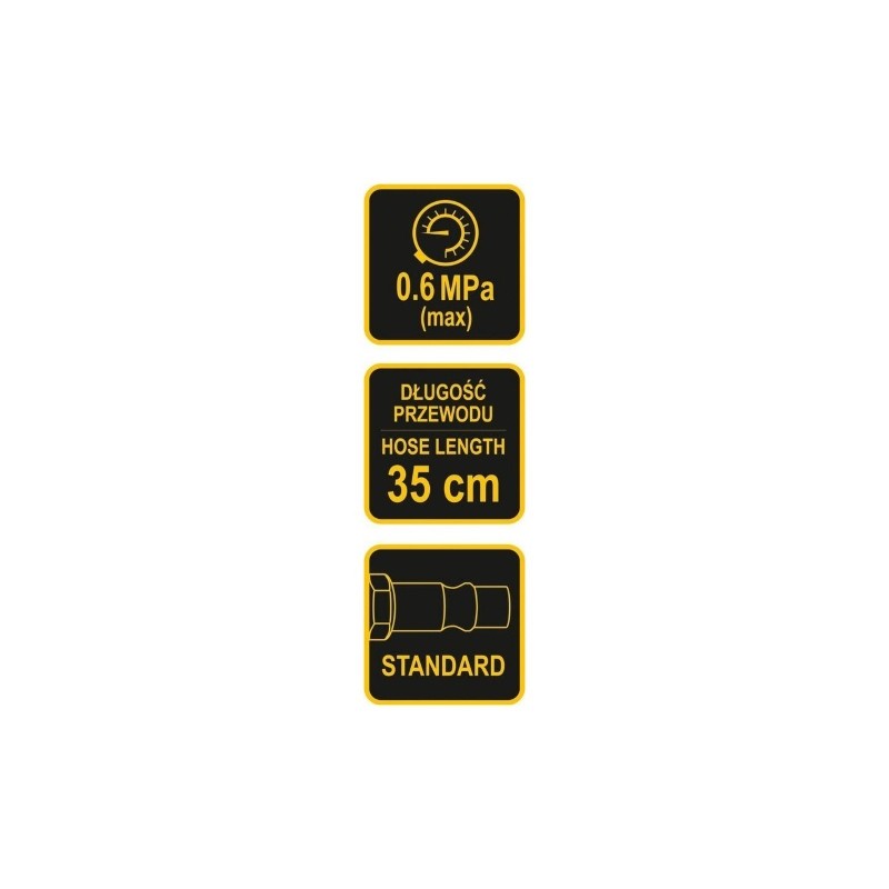 81651 VOREL Pistol cu manometru pentru aer comprimat