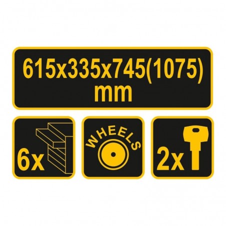 Dulap pentru scule Vorel 81830
