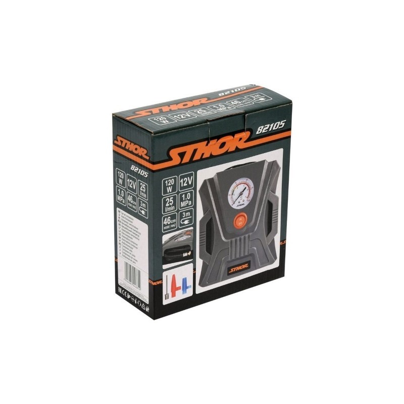 82105 STHOR Compresor auto, putere 120 W, 12 V
