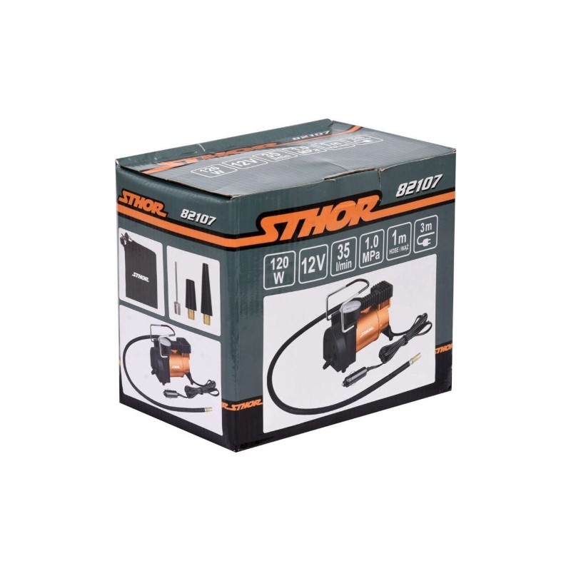 82107 STHOR Compresor auto, putere 120 W, 35 l/ min