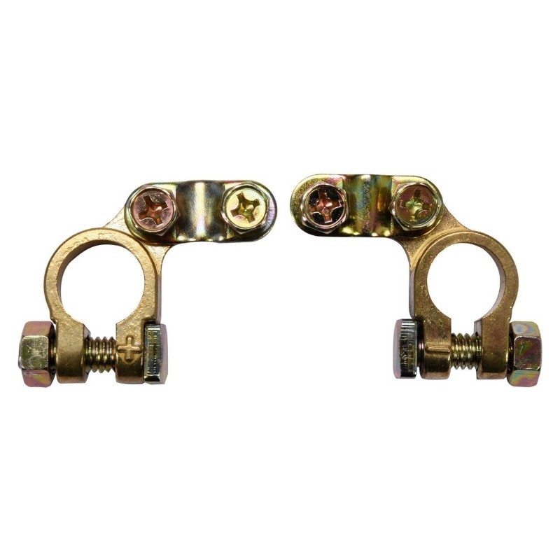 82431 VOREL Set doua cleme pentru baterie auto