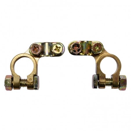 82431 VOREL Set doua cleme pentru baterie auto