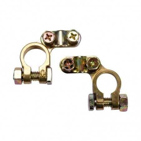 82431 VOREL Set doua cleme pentru baterie auto