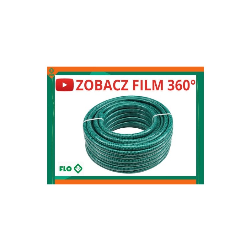 89310 FLO Furtun de gradina, diametru 3/4", lungime 50 m