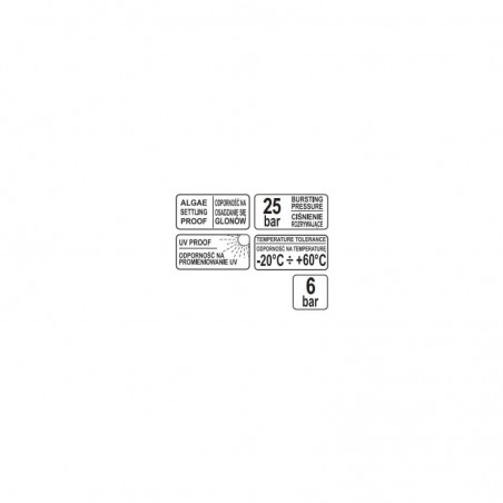 89315 FLO Furtun de gradina lungime 30m, diametru 3/4"
