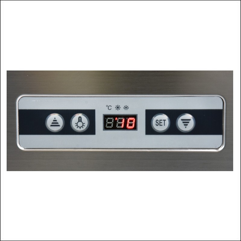 YG-05064 YATO Vitrina frigorifica 636 W, 270 L, 65 x 65 x 150 cm