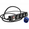 Prelungitor 230V Stecher Euro - 4x Priza Casnica - max 5000W