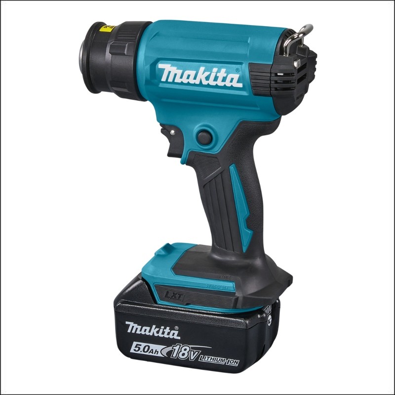 DHG180RT MAKITA Pistol cu aer cald cu un acumulator LTX 18 V, 5 Ah