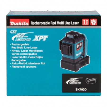 SK700D MAKITA Nivela laser multi-linie compatibila CXT 12Vmax