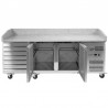 YG-05310 YATO GASTRO Masa rece pentru pizza, cu 2 usi, 7 sertare, 580L