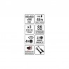 YG-09096 YATO GASTRO Carucior servit, 3 rafturi, 950 x 500 x 950 mm