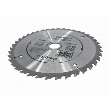 Disc Premium TCT - panza de fierastrau circular pentru taiat lemn, 165x20/16 cu 40 dinti din carbura de tungsten (vidia)