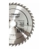 Disc Premium TCT - panza de fierastrau circular pentru taiat lemn, 210x30/25,4/20 cu 40 dinti din carbura de tungsten (vidia)